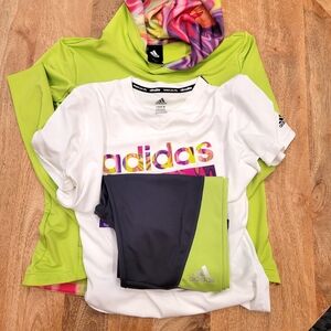 Adidas Kids 3pc. Hoodie, T-Shirt and Leggings